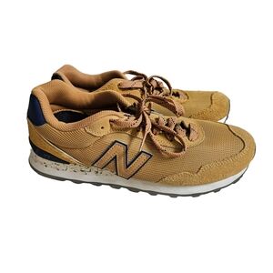New Balance Men's Tan and Blue Sneakers